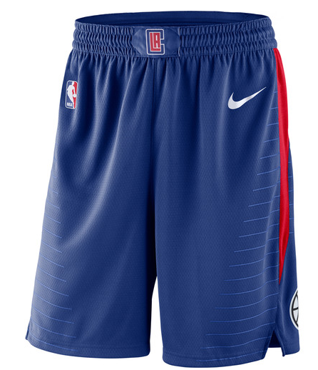 Los Angeles Clippers NBA Shorts basketball adult embroidery