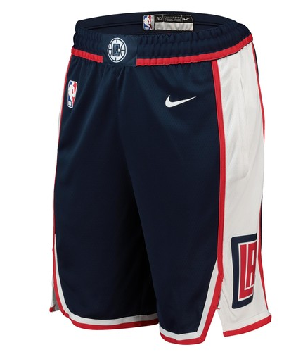 Los Angeles Clippers NBA Shorts basketball adult embroidery