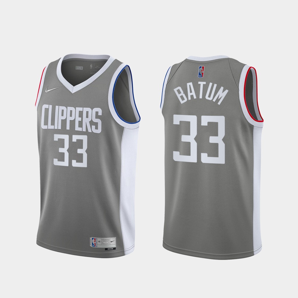 gray clippers jersey